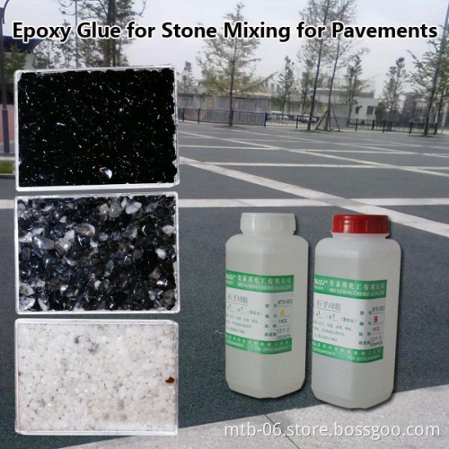 Epoxy Resin Glue for Mixing with Stones for Landscape Floor Design